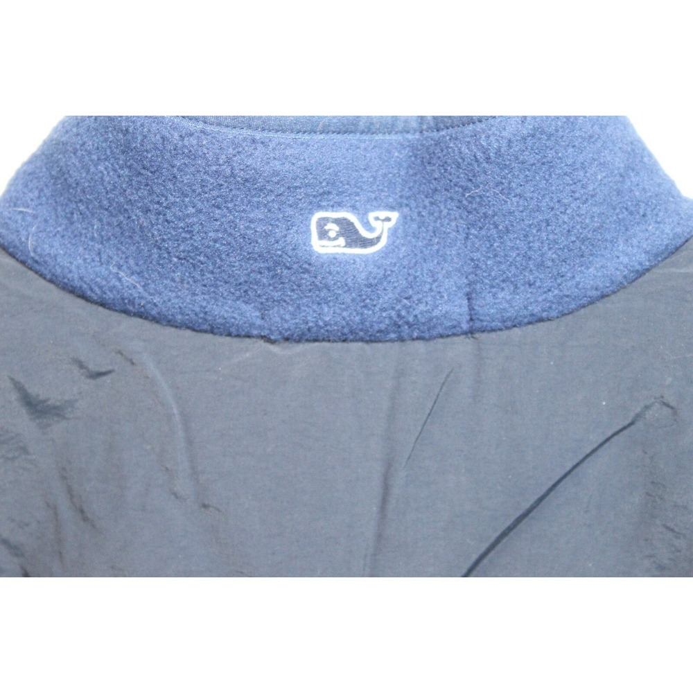 Vineyard Vines Snap Placket Fleece Shep Shirt Pullover Blue Men's Small Sweater - Picture 8 of 13